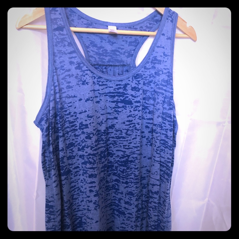 Blue tank top